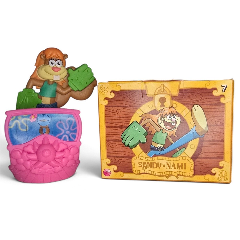 Sandy Cheeks x Nami Toy McDonalds SpongeBob One Piece Collab Figure 7 Happy Meal